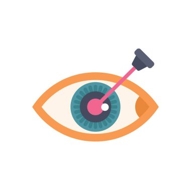 Lazer ameliyatı modern klinikte lazer ışınıyla görüşü düzeltiyor.