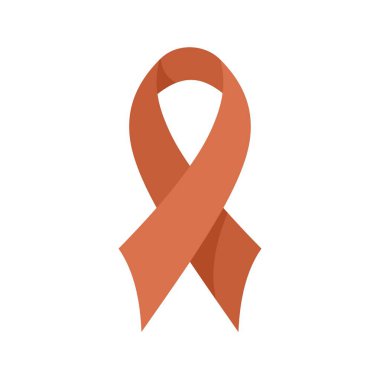 Turuncu farkındalık kurdelesi rahim kanserini sembolize ediyor ve endometriyal sağlığı destekliyor