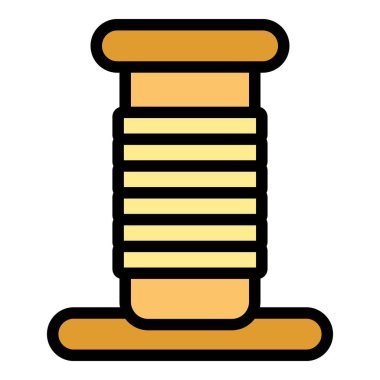 Dikiş dikmek için basit bir iplik makarası ya da iplik simgesi