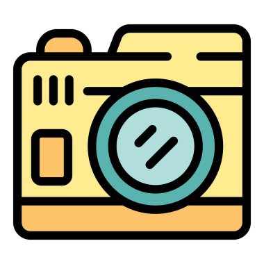 Bu simge, fotoğrafçılığı, anıları ve görsel hikaye anlatımını sembolize eden dijital bir kamerayı temsil eder.