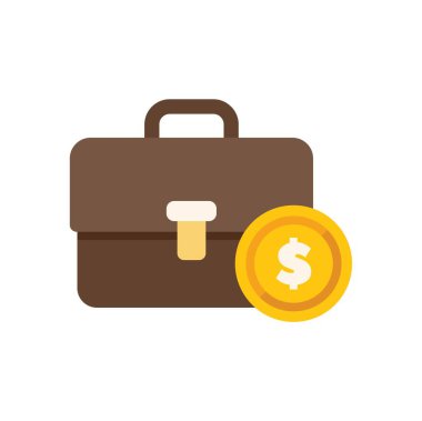 İçinde dolar işareti olan kahverengi bir çanta, mali başarı ve yatırım stratejilerini sembolize ediyor.