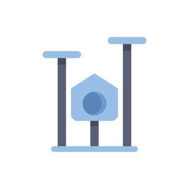 Kapalı alan kedileri için modern ve şık kedi mobilyaları. Tırmalama direkleri ve rahat bir ev.