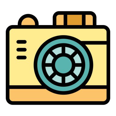 Fotoğraf ve görüntü yakalamayı temsil eden basit bir kamera simgesi