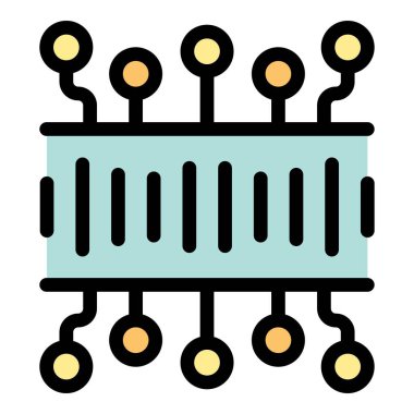 Elektronik tahta bu simgedeki kablolar ve noktalar aracılığıyla verileri birbirine bağlıyor