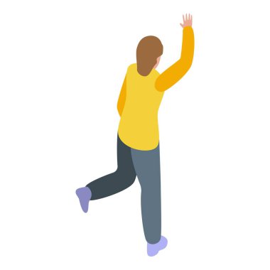 Geç gelen kişi el sallıyor ya da sarı gömlekli ve gri pantolonlu merhaba diyor.