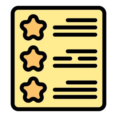 Dilek listesi, çevrimiçi veya çevrimdışı alışveriş için her ögenin öncelik seviyesini temsil eden yıldızları içerir