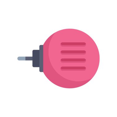 Evde ya da güzellik salonunda çivi ve tırnak bakımı için pembe elektrikli manikür makinesi.