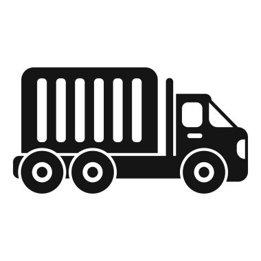 Kargo kamyonu malları taşıyor, verimli lojistik ve tedarik zinciri yönetimini sağlıyor