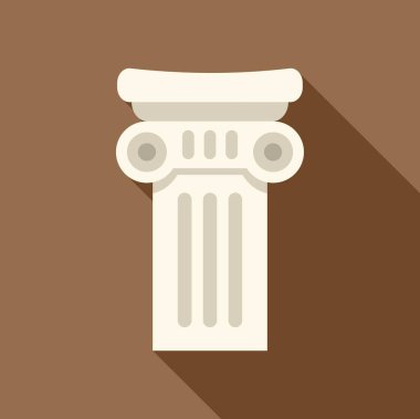 Bir iyonik sütunun mimari ayrıntıları zarif tasarımını ve yapısal önemini gözler önüne seriyor.