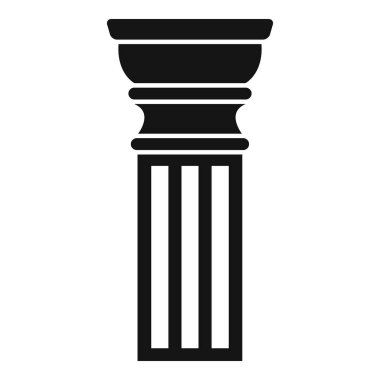 Mimari sütun klasik tasarımı sergiliyor, gücü ve tarihi mirası temsil ediyor