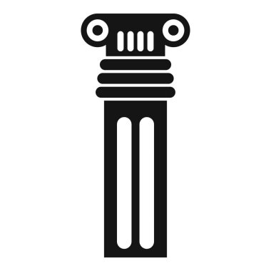 Basit ama zarif, mimari sütun klasik tasarım, tarih, mimari veya tasarım ile ilgili projeler için mükemmel