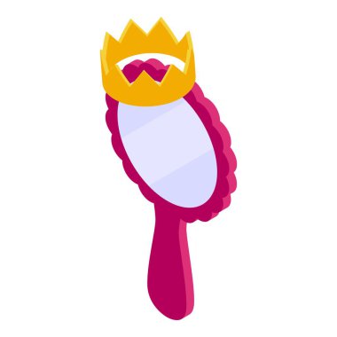 Pembe el aynası üzerinde altın bir taç olan kraliyeti yansıtıyor. Özsaygıyı, güveni ve iç güzelliği simgeliyor.