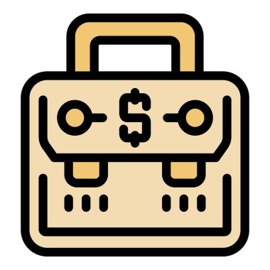 Bu vektör illüstrasyonunda, pasif gelir kavramını sembolize eden nakit dolu bir iş durumu yer alıyor.