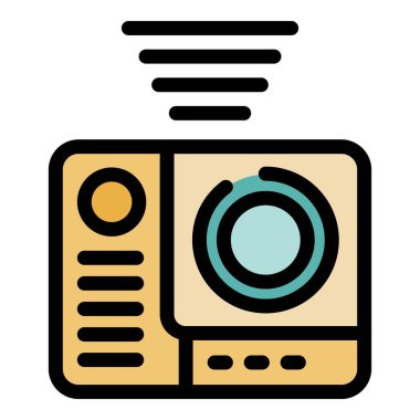 Kamera, yukarıdan gelen ses sinyalini kaydediyor.