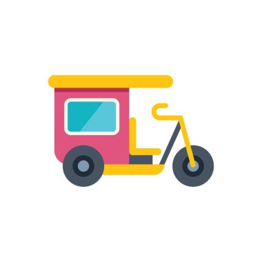 Pembe ve sarı çekçek, bazı Asya ülkelerinde taksi ve toplu taşımanın sembolü.