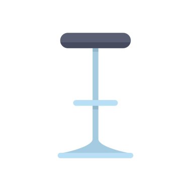 Bu vektör illüstrasyonu, herhangi bir ev veya ticari alana modern stil katmak için mükemmel, gösterişli ve çağdaş bir bar taburesine sahiptir.