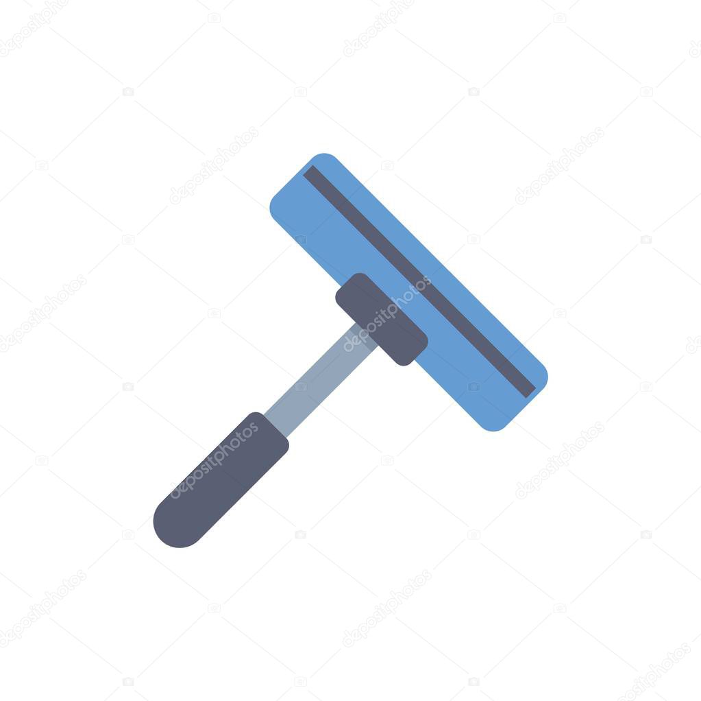 This blue squeegee is perfect for keeping your windows and other surfaces sparkling clean