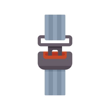 Emniyet kemeri emniyet ve güvenliği temsil eden bir araçta sürüş sırasında takıldı