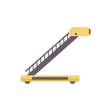 Yolcu merdivenleri bir uçak kapısına çıkıyor, yolcuları uçağa bindirmek için.