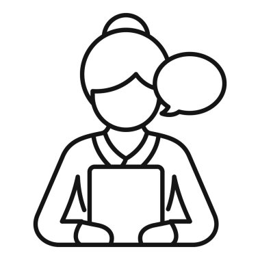 İş kadını, elinde bir belge tutarken, kurumsal bir ortamda profesyonelliği ve bilgi paylaşımını sembolize ederek, fikirleri etkili bir şekilde aktarıyor.