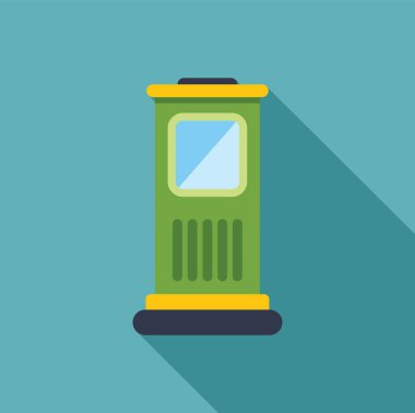 Karanlık bir üste duran parkmetre uzun bir gölge bırakıyor. Bu da etkin bir şehir park yönetimi olduğunu gösteriyor.