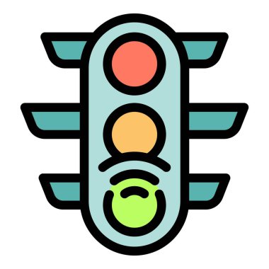 Yeşil trafik ışığı beyaz arka planda giden arabalara izin veriyor