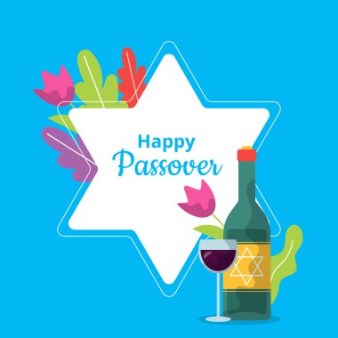 Hamursuz Bayramı çizgi film vektör illüstrasyonunuz kutlu olsun.