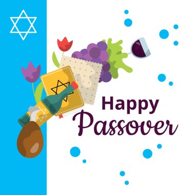 Hamursuz Bayramı çizgi film vektör illüstrasyonunuz kutlu olsun.