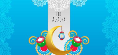 Kurban Bayramı Müslüman festivali, vektör geçmişi