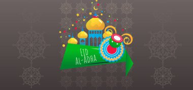 Kurban Bayramı Müslüman festivali, vektör geçmişi