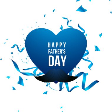 Mutlu Babalar Günü, vektör karikatür çizimi