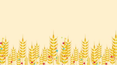 Shavuot Yahudi Tatil Yatay Renkli Animasyon Arkaplanı