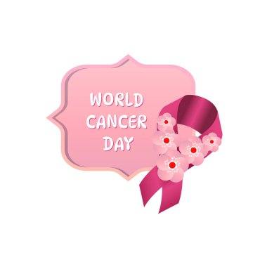 Göğüs kanseri farkındalığı pembe kurdele vektör illüstrasyonu