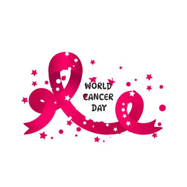 Göğüs kanseri farkındalığı pembe kurdele vektör illüstrasyonu