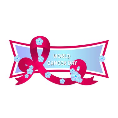 Göğüs kanseri farkındalığı pembe kurdele vektör illüstrasyonu