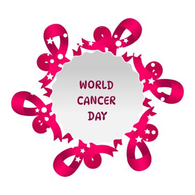 Göğüs kanseri farkındalığı pembe kurdele vektör illüstrasyonu