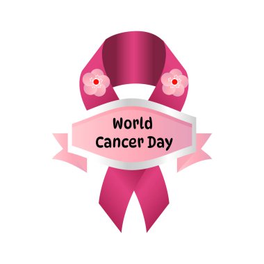 Göğüs kanseri farkındalığı pembe kurdele vektör illüstrasyonu