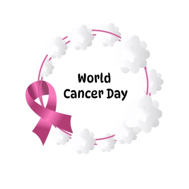 Göğüs kanseri farkındalığı pembe kurdele vektör illüstrasyonu