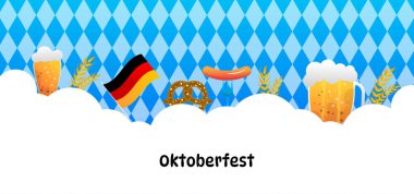 Ekim Festivali Bira Festivali Kutlama Arkaplanı.