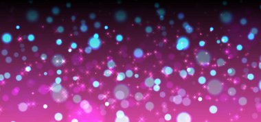 Parlak Çember Bokeh Efekti Arkaplanı.