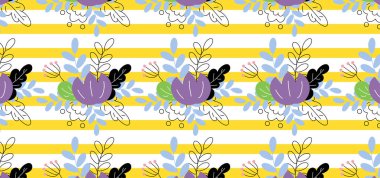 Kusursuz bahar çiçeği desenli arka plan.