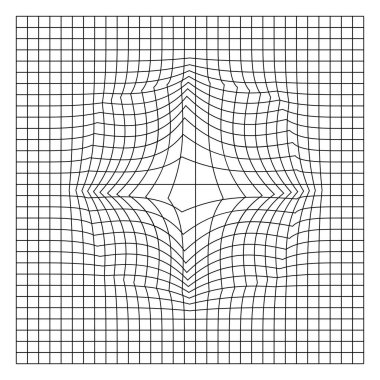 ızgara çizgisi beyaz arkaplanda siyah ile soyut resimleme.