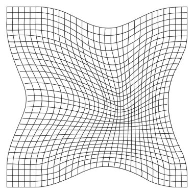 ızgara çizgisi beyaz arkaplanda siyah ile soyut resimleme.