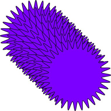 Beyaz arkaplanda minimal geometrik doğrusal yıldız şekli.