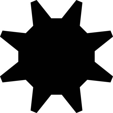 Beyaz arkaplanda en küçük geometrik doğrusal yıldızlar şekillenir.