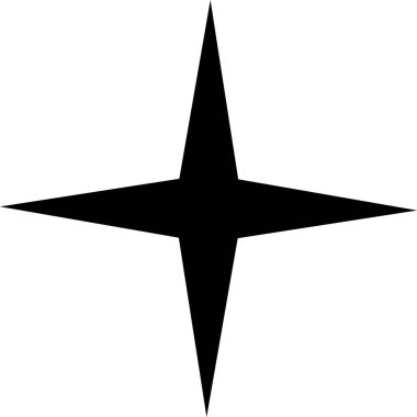 Beyaz arkaplanda en küçük geometrik doğrusal yıldızlar şekillenir.