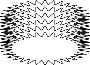 Beyaz arkaplanda en küçük geometrik doğrusal yıldızlar şekillenir.