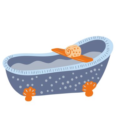 Beyaz arka planda spa kozmetik ve banyo aksesuarları.