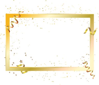 Beyaz üzerinde doğum günü çerçeve çizimi.