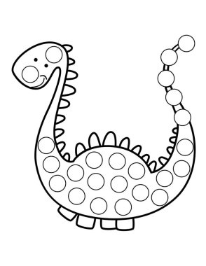 Hayvan, vektör ana hatlı illüstrasyonlu nokta işaretleyici sayfaları.